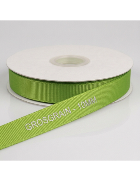 Nastro Grosgrain 10 mm x 50 m - Verde - vista bobina