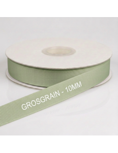 Nastro Grosgrain 10 mm x 50 m - Muschio - vista bobina