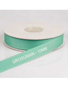 Nastro Grosgrain 10 mm x 50 m - Verde Vita - vista bobina