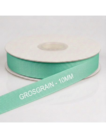 Nastro Grosgrain 10 mm x 50 m - Verde Vita - vista bobina
