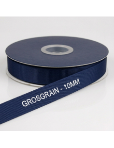 Nastro Grosgrain 10 mm x 50 m - Blu - vista bobina