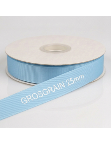 Nastro Grosgrain 20 mm x 50 m - Cielo - vista bobina