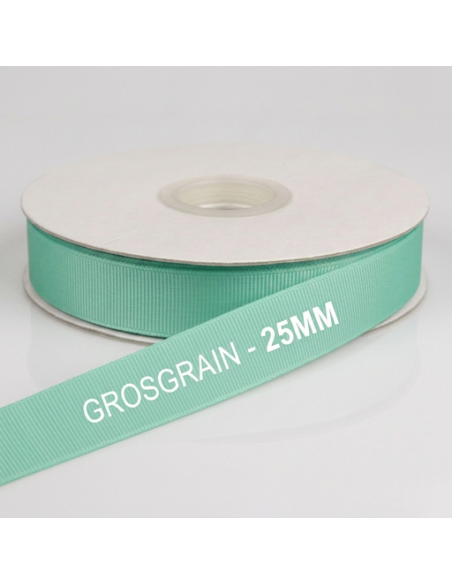 Nastro Grosgrain 20 mm x 50 m - Verde Vita - vista bobina
