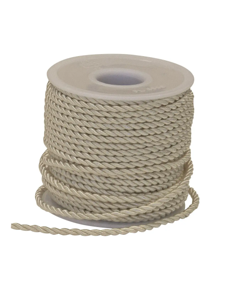 Cordino Decorativo 3 mm x 25 m - Avorio - vista bobina