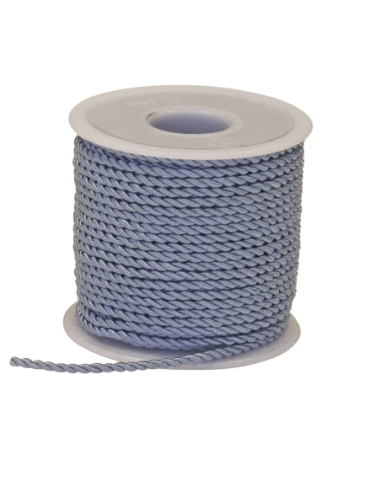 Cordino Decorativo 3 mm x 25 m - Cielo - vista bobina