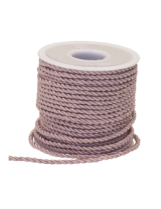 Cordino Decorativo 3 mm x 25 m - Rosa - vista bobina