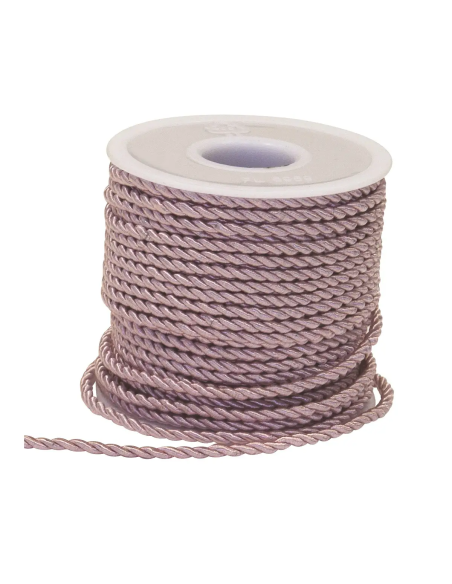 Cordino Decorativo 3 mm x 25 m - Rosa - vista bobina