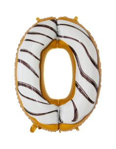 Palloncino Mylar Numero 0 Candy Mega 34" - 86cm - 1pz | G3S Party