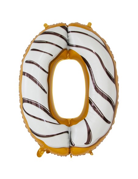 Palloncino Mylar Numero 0 Candy Mega 34" - 86cm - 1pz | G3S Party