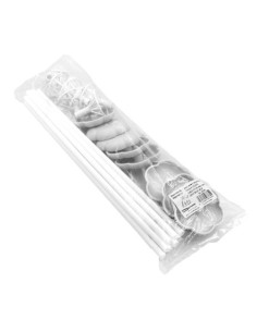 Bastoncini e Valvola da Tavola Bianchi 36 cm-10 pz | G3S Party