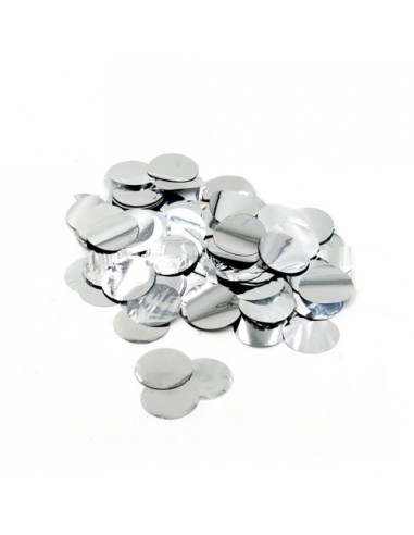 Coriandoli/Confetti metal Argento x Pall/for ball.2,3cm 15g | G3S Party
