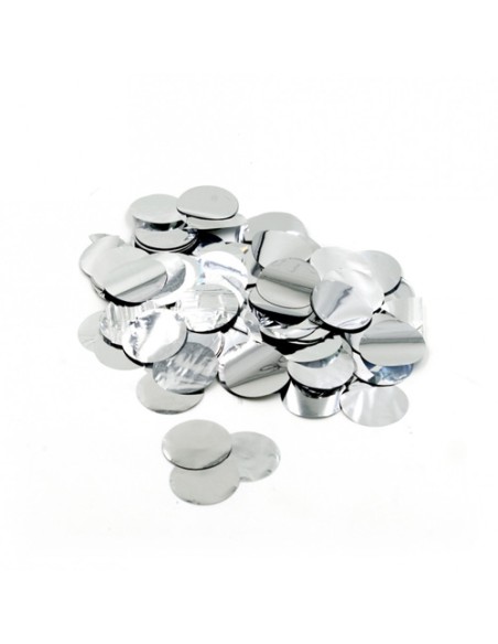 Coriandoli/Confetti metal Argento x Pall/for ball.2,3cm 15g | G3S Party