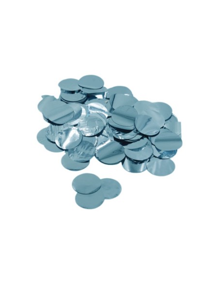 Coriandoli/Confetti metal Celeste x Pall/for ball.2,3cm 15g | G3S Party