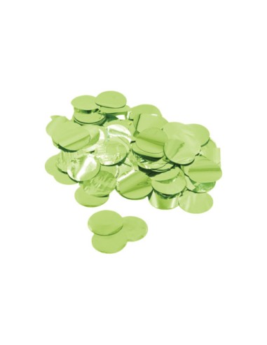 Coriandoli/Confetti metal verde lime xPall/for ball.2,3cm15g | G3S Party