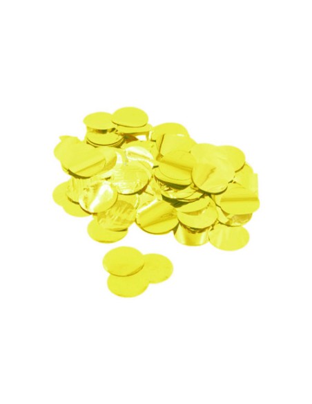 Coriandoli/Confetti metall Giallo x Pall/for ball.2,3cm 15g | G3S Party