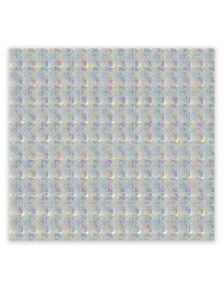 Foil Backdrop Argento Olografico 100 cm X 200 cm 1pz | G3S Party
