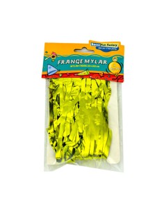 Frange in Mylar con adesivo Verdelime 1pz 20x200cm | G3S Party