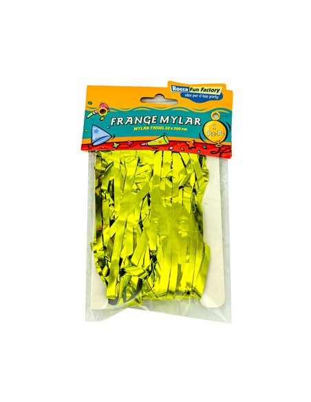 Frange in Mylar con adesivo Verdelime 1pz 20x200cm | G3S Party