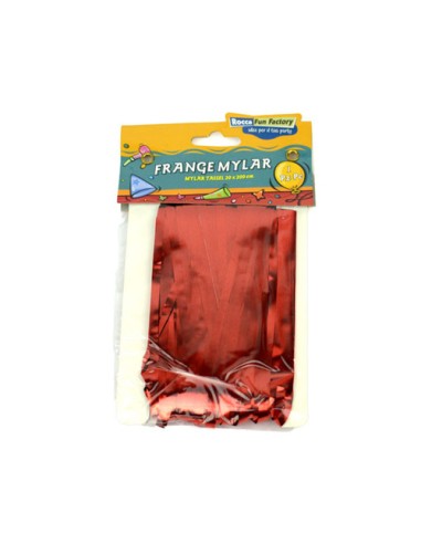Frange in Mylar Rosso con adesivo 1 pz 20x200 cm | G3S Party