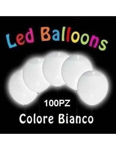 Led Bianco per Palloncini conf da 100pz | G3S Party