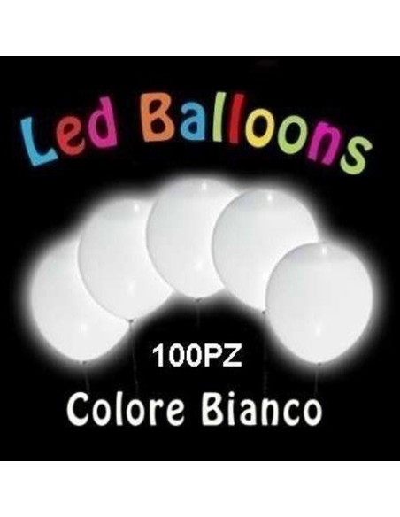 Led Bianco per Palloncini conf da 100pz | G3S Party