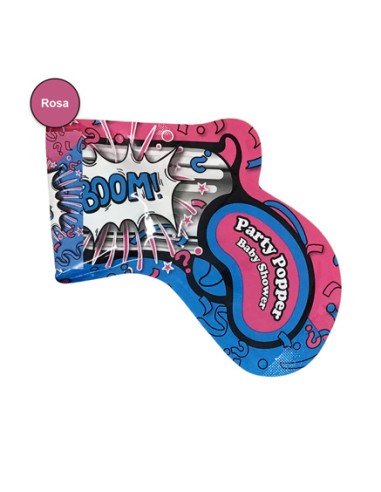Party Popper Baby Shower Rosa | G3S Party