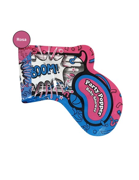 Party Popper Baby Shower Rosa | G3S Party