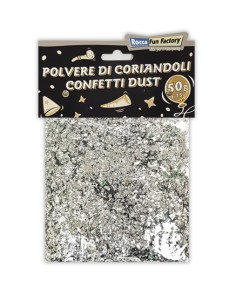 Polvere di Coriandoli Argento 50g-1,75oz | G3S Party