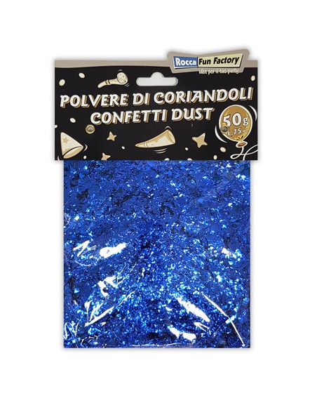 Polvere di Coriandoli Blu 50g-1,75oz | G3S Party
