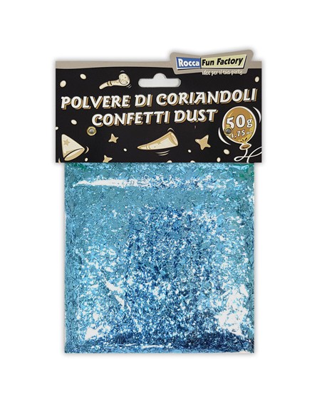 Polvere di Coriandoli Celeste Scuro 50g-1,75oz | G3S Party
