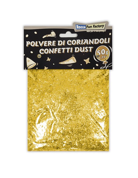 Polvere di Coriandoli Giallo 50g-1,75oz | G3S Party