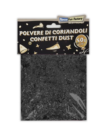 Polvere di Coriandoli Nero 50g-1,75oz | G3S Party