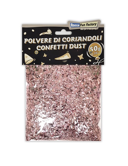 Polvere di Coriandoli Rosa Gold 50g-1,75oz | G3S Party