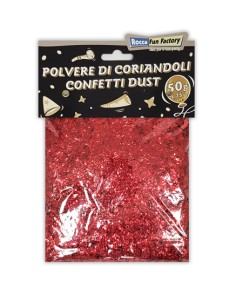 Polvere di Coriandoli Rosso 50g-1,75oz | G3S Party