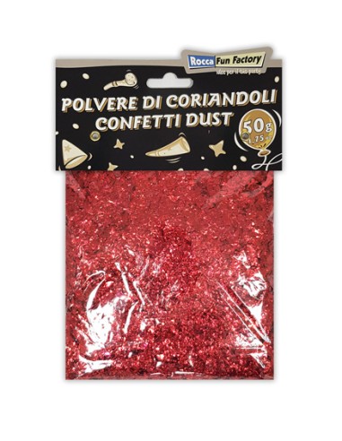 Polvere di Coriandoli Rosso 50g-1,75oz | G3S Party