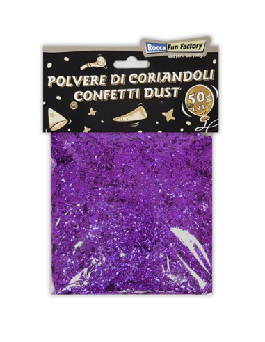 Polvere di Coriandoli Viola 50g-1,75oz | G3S Party