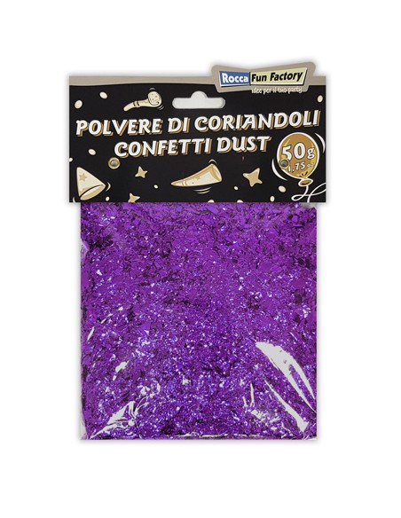 Polvere di Coriandoli Viola 50g-1,75oz | G3S Party
