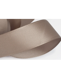 Nastro Grosgrain 10 mm x 50 m - Cappuccino - vista bobina 2