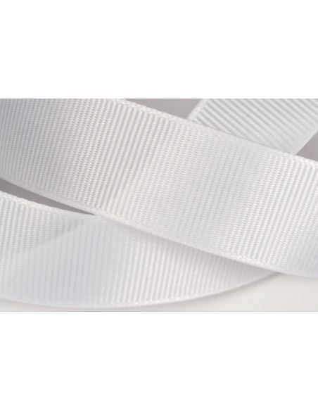 Nastro Grosgrain 20 mm x 50 m - Bianco | G3S Ingrosso
