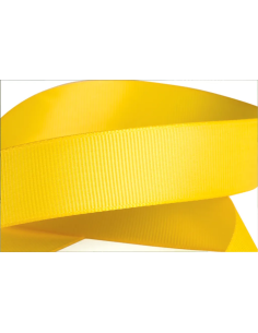Nastro Grosgrain 20 mm x 50 m - Giallo - vista bobina 2