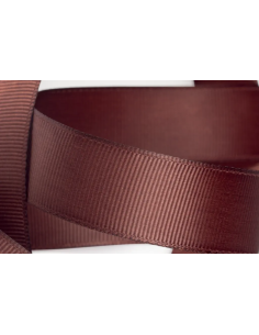 Nastro Grosgrain 20 mm x 50 m - Marrone - vista bobina 2