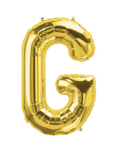 Palloncino Mylar Lettera G Oro Mega 40" - 101cm - 1pz | G3S Party