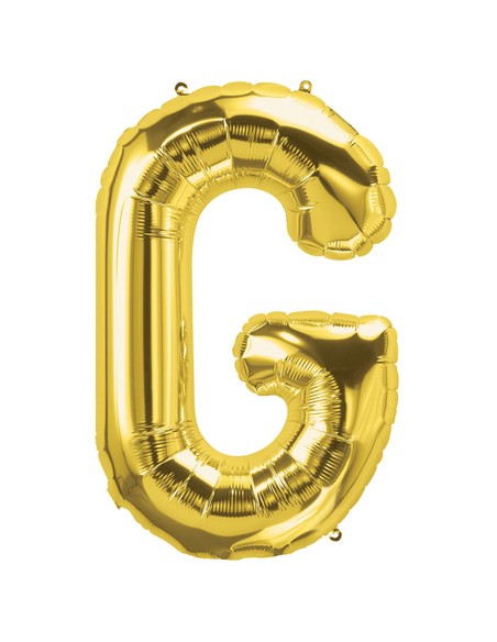 Palloncino Mylar Lettera G Oro Mega 40" - 101cm - 1pz | G3S Party