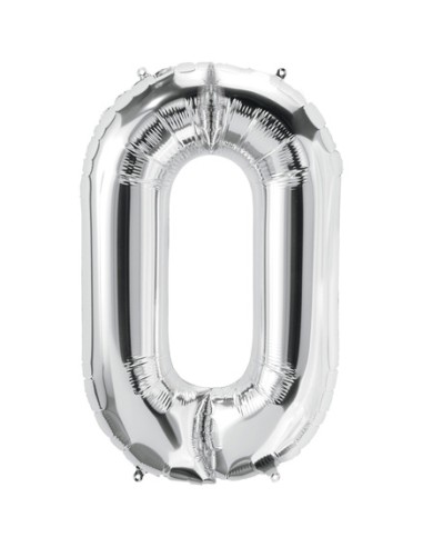Palloncino Mylar Lettera O Argento Mega 40" - 101cm - 1pz | G3S Party
