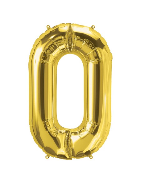 Palloncino Mylar Lettera O Oro Mega 40" - 101cm - 1pz | G3S Party