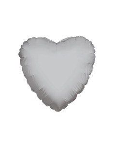 Palloncino Mylar Cuore Argento 4" - 10cm - 5pz | G3S Party
