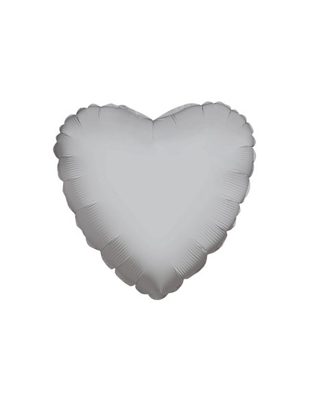Palloncino Mylar Cuore Argento 4" - 10cm - 5pz | G3S Party