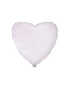 Palloncino Mylar Cuore Bianco 18" - 46cm - 1pz | G3S Party