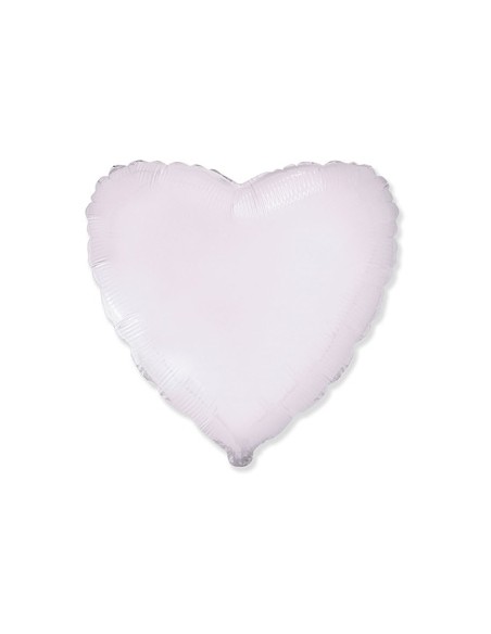 Palloncino Mylar Cuore Bianco 18" - 46cm - 1pz | G3S Party