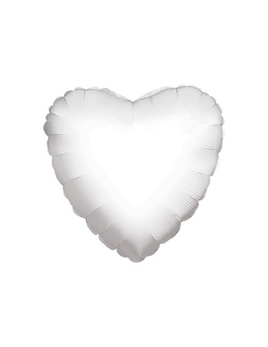 Palloncino Mylar Cuore Bianco 32" - 81cm - 1pz | G3S Party